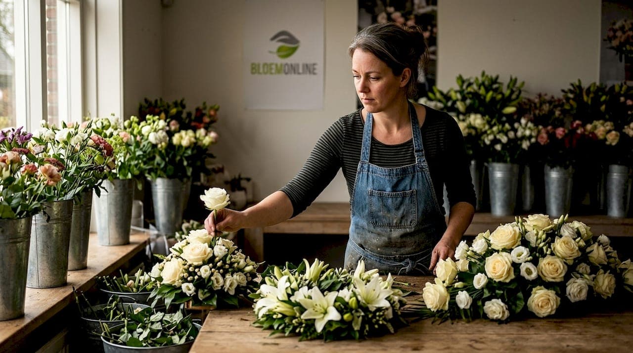 Ontdek alle types rouwbloemstukken en hun betekenis